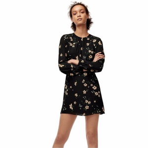 Aritzia Sunday Best Black Floral Mini Dress Size 6